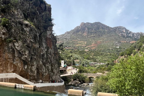 Chefchaouen the blue city and waterfalls akchour The blue town chefchaouen with hiking at the Akchour