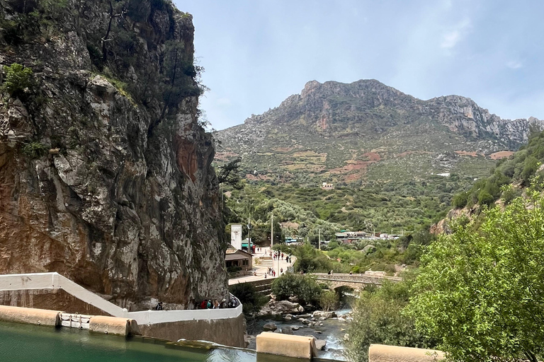 Chefchaouen the blue city and waterfalls akchour The blue town chefchaouen with hiking at the Akchour