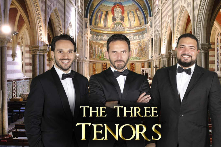 Rom: The Three Tenors at St. Paul&#039;s Church KonsertbiljettRom: Paul&#039;s Church konsertbiljett: Rom: De tre tenorerna i St.