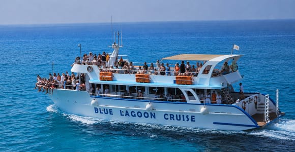 Ayia Napa: Blue Lagoon Cruise & Turtle Beach Cove
