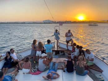 Larnaca: Sunset Cruise with a Glass of Wine