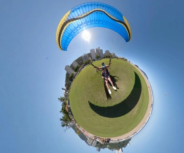 São Vicente: Vuelo de Aventura en Parapente