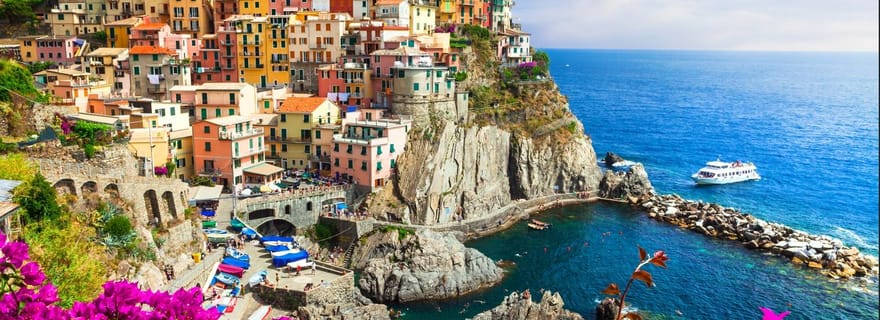 Depuis Florence : excursion dans les Cinque Terre avec sortie en bateau
