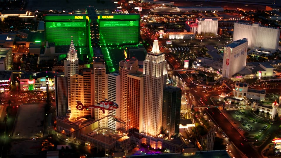 Las Vegas: Night Helicopter Flight over Las Vegas Strip