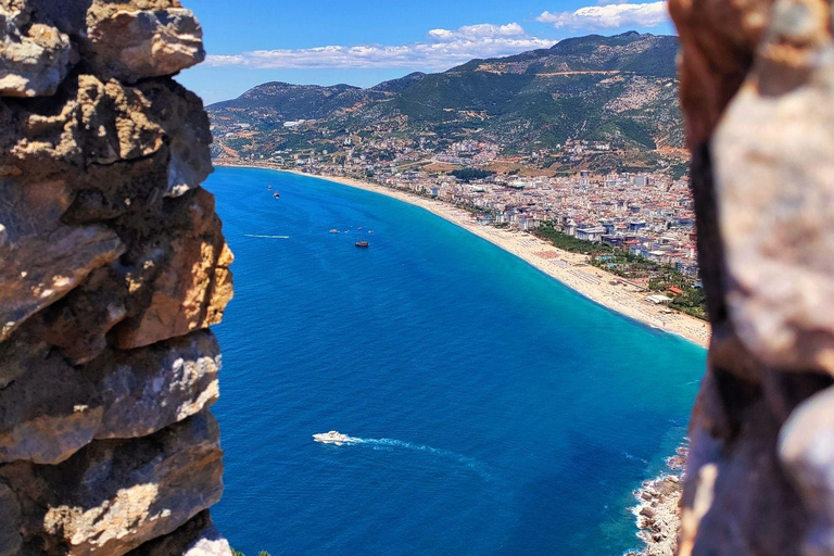 Side: Alanya City Tour with Boat, Cable Car and Lunch at the Castle Side & Alanya: Cable car ticket, Boat Ride, Lunch & Bazaar tour