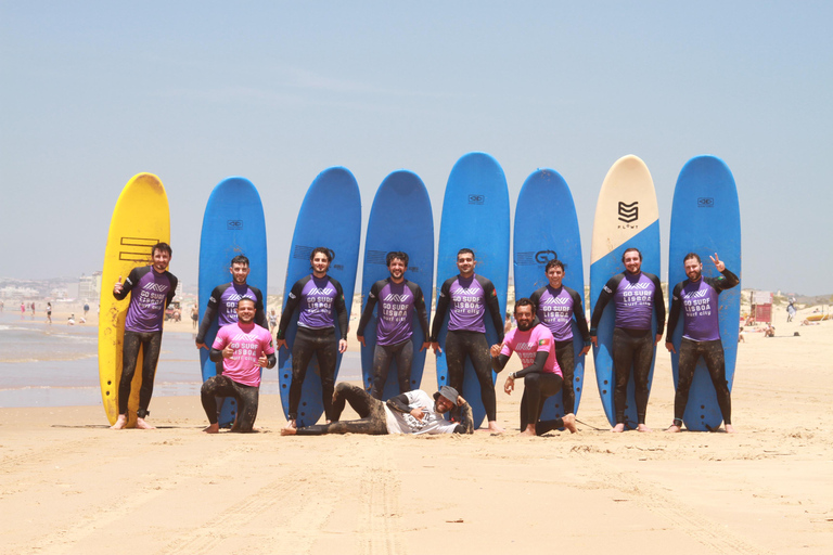 Lissabon: De Surf Instructeur - surflessen met transfer