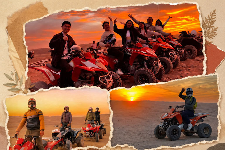 Agadir: Sunset Desert Quad Biking With Hotel Pickup