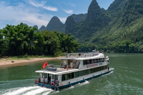 Guilin: Li River Cruise to Yangshuo Full-Day Private Tour Private tour with Guide on the cruise
