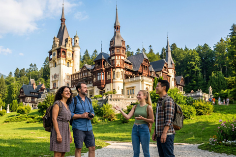 3 Transylvanian Castles: Wednesday, Peles & Dracula + Brașov COACH TOUR Audio guides in 24 languages