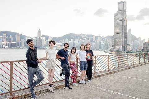 Victoria Harbour Shoreline Bike + Street Food Half-day Tour