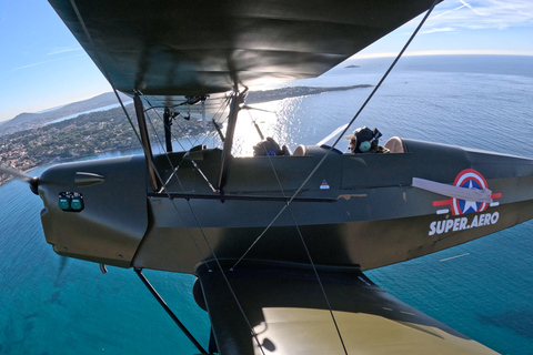 Discovery pioneer flights ( STAMPE SV4-RS Biplan aircraft)