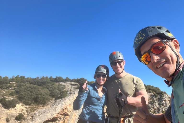 Madrid: Via Ferrata Avontuur met Vervoer