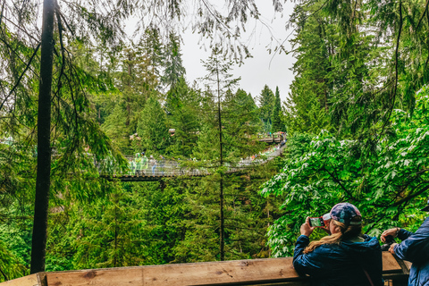 Visita a Vancouver y al Puente Colgante de Capilano: Medio díaVancouver y puente de Capilano: tour de medio día