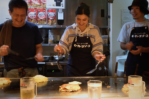Cook Okonomiyaki at a Hidden Local Spot in Hiroshima