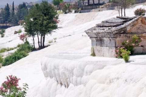 Antalya to Pamukkale: Day Tour W/Optional Hot Air Balloon Antalya Pamukkale Day Trip With Balloon Flight