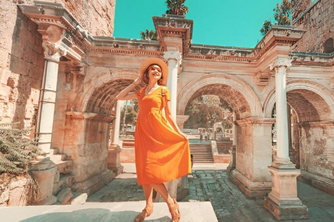 Antalya: Old City Tour w/Boat Trip, Cable Car & Waterfalls City Tour with Lunch and Düden Waterfall