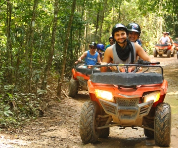 Cancún: Avventura in ATV, Zipline e Cenote con pranzo