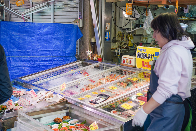 Tokyo: Tsukijis fiskmarknad med skaldjur och sightseeingturTokyo: Tsukiji fiskmarknad - fisk och skaldjur och sightseeingtur