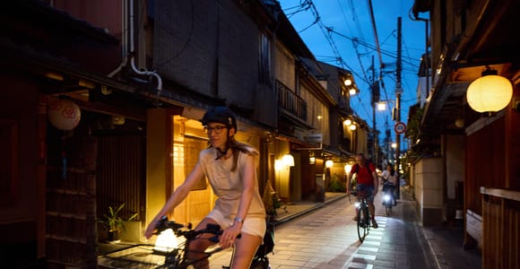 Kyoto: Nachttour mit dem E-Bike