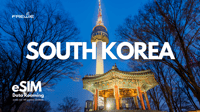 Seoul (Corea del Sud) Data eSIM , da 0,5GB a 5GB/giorno - 30 Giorni - Hizvo