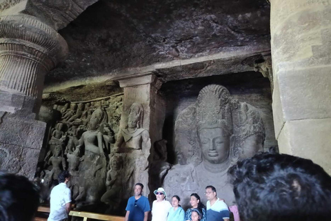 Elephanta Caves Half Day Guided Tour All Include Private Tour with Pickup & Drop-Off