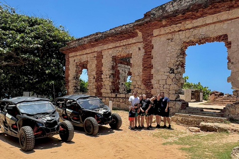 Puerto Rico: 2-Hour UTV Adventure to Ruins, Aguadilla Beach 4 Person Convoy Style