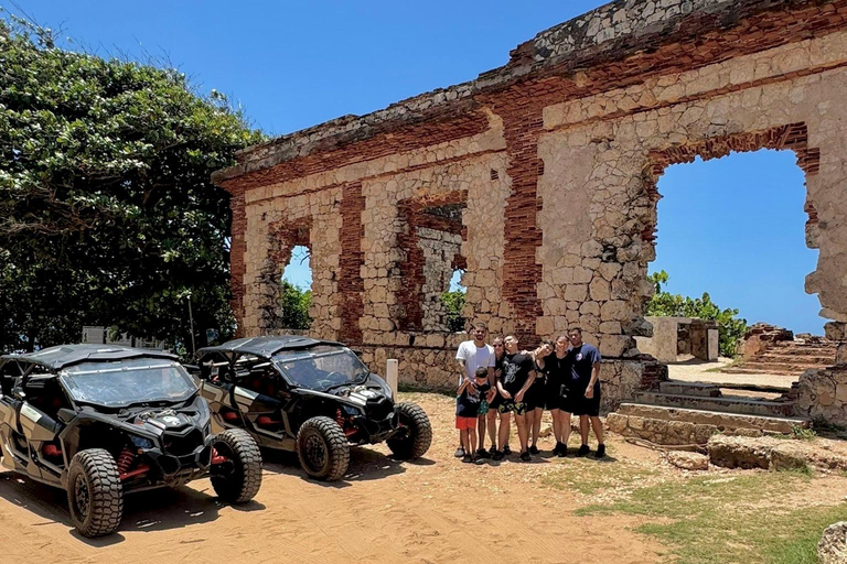 Puerto Rico: 2-Hour UTV Adventure to Ruins, Aguadilla Beach 4 Person Convoy Style