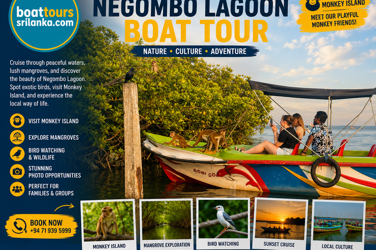 From Negombo: Boat Tour of Negombo Lagoon