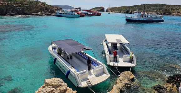 Sliema half day boat trip to comino and gozo