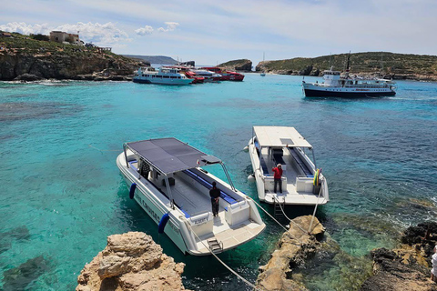 Sliema half day boat trip to comino and gozo