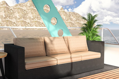 Mascate: excursión en semisubmarino con snorkel y paseo en barco