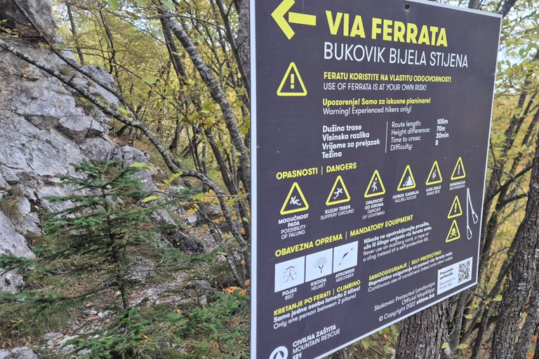 萨拉热窝：Via ferrata Bukovik