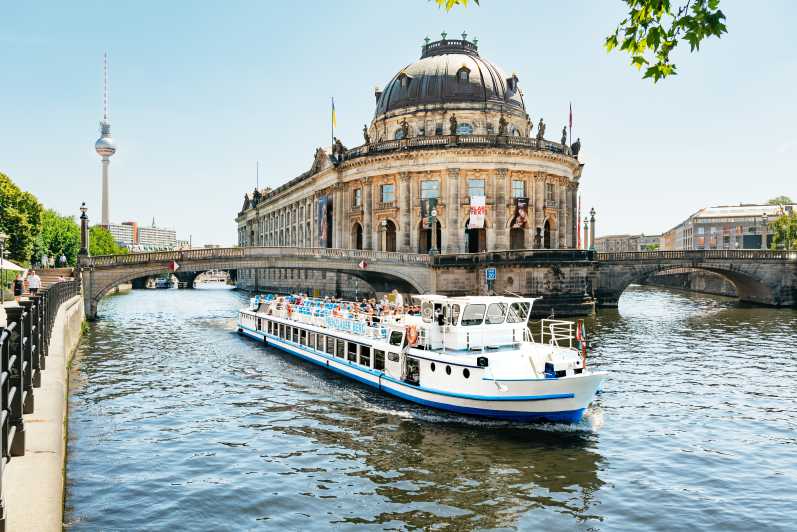 Berlin: 1-times byrundtur med båt med garantert sitteplass