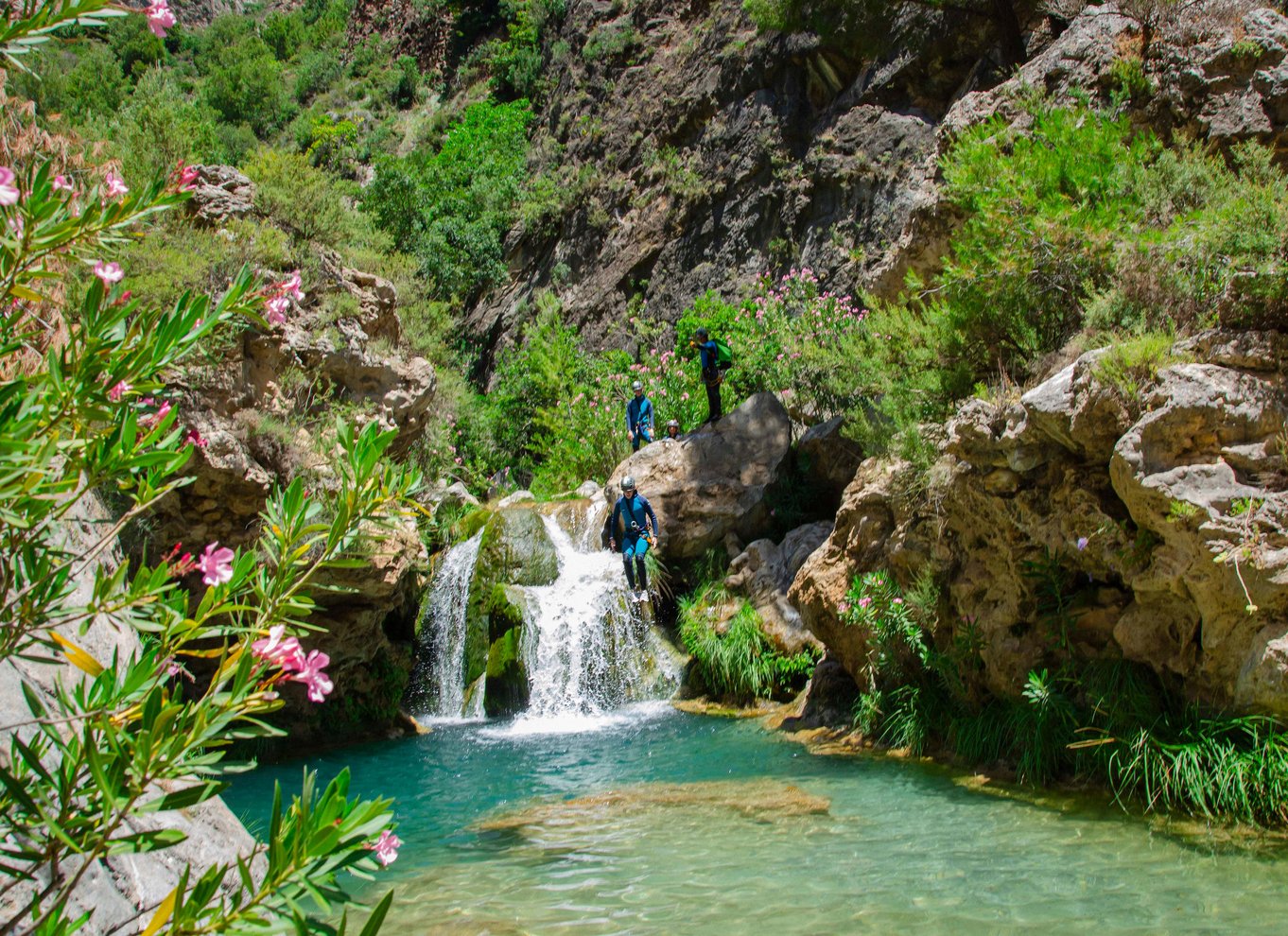 Fra Granada: Rio Verde Canyoning Tour med frokost