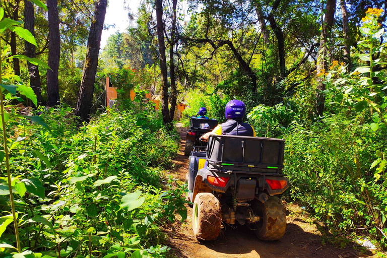 Valle de Bravo: ATV TourValle de Bravo: ATV Tour to a lake lost in the mountains