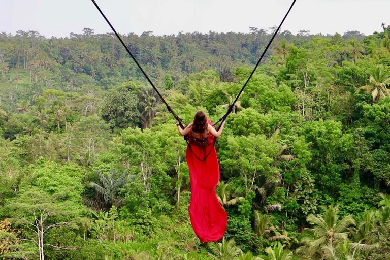 Ubud: Temple, Jungle Swing, Spa, and Day Club Tour