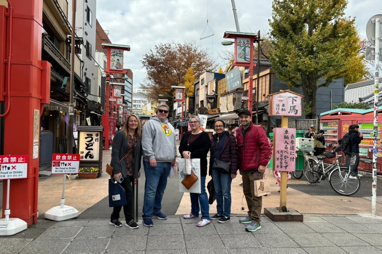 Tokio: Asakusa History Tour z wycieczką na zakupy do sklepu z nożami