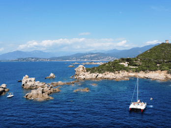 Corsica Porticcio: catamarano privato sul golf di Ajaccio