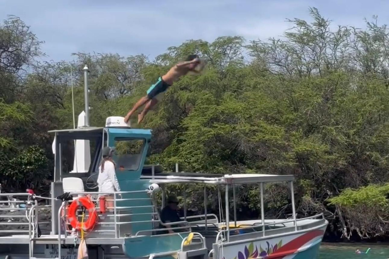 Kailua-Kona: Captain Cook Reef Catamaran Day Trip with Lunch Tour with Snorkeling and Swimming