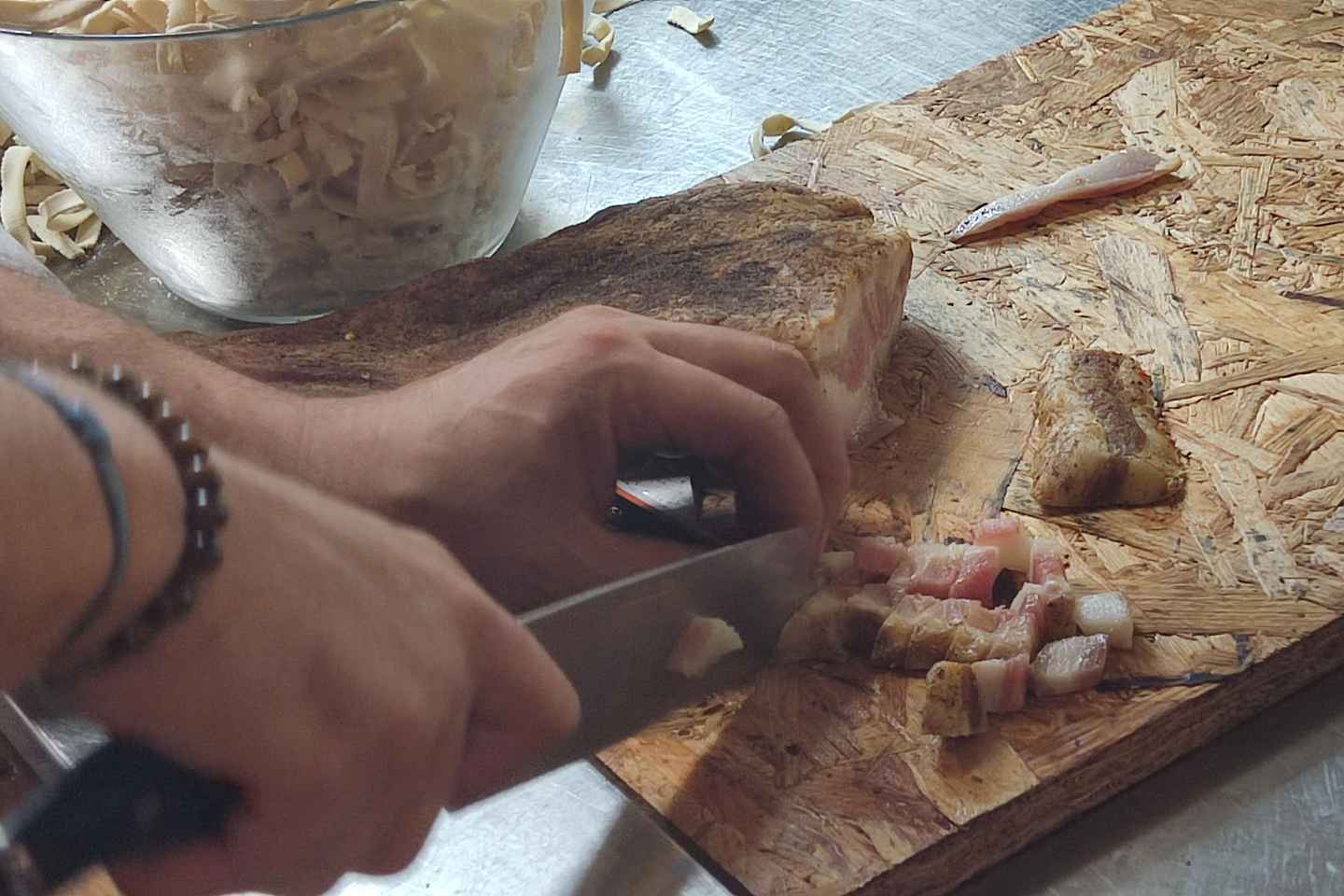 Pontecagnano Faiano: Tour del laboratorio di pasta e corso di cucina