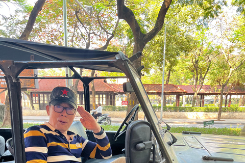 Hanoi Highlights, Train St & Hidden Gems Jeep Discovery Tour Jeep Food Tour: City highlights & Foods.