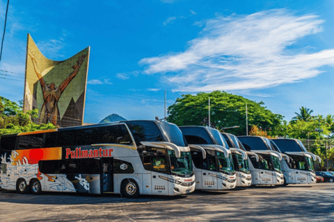 San Salvadorz: Bequemer Bustransfer von/nach GuatemalaSingle von Guatemala nach San Salvador