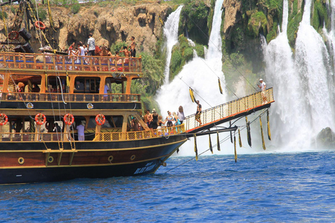 From Antalya, Belek, Kundu: Lara Harbor Pirate Boat Tour Pirate Boat WITHOUT Transfer
