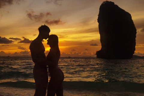 Krabi: 7 Islands Sunset Tour by Longtail Boat & BBQ Dinner