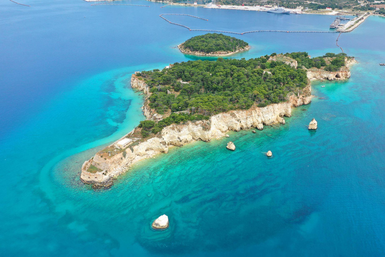 From Chania: Souda Bay Cruise to Marathi & Almyrida From Chania: Souda Bay Islet & Marathi Beach Relaxing Cruise