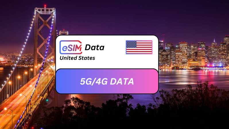 San Francisco: United States eSIM Tourist Roaming Data Plan