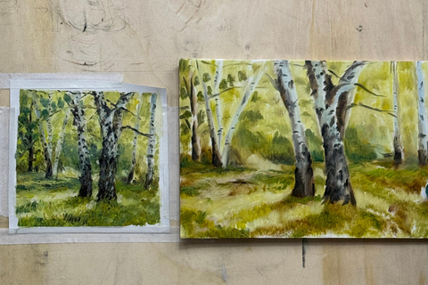 Florence: Create Your Own Oil Painting in a Real Art Studio Sunday Premium Atelier Session