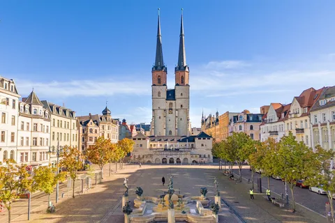 Halle (Saale) : Recorrido por la ciudad alta