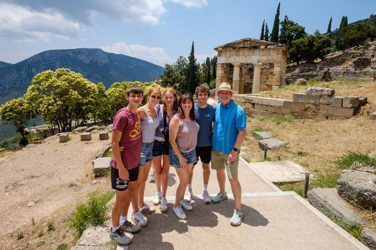 From Athens: Customizable Private Full-Day Trip to Delphi Seaside Tour: Delphi & Galaxidi