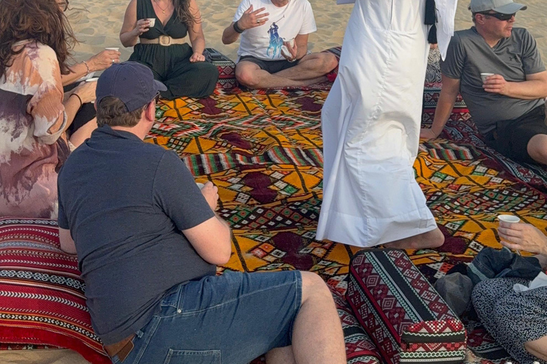 Doha: inland sea Tour With Dune Bashing &Sandboarding fun Doha: safari , camel ride, sandboarding hotel pickup